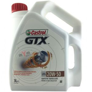Castrol GTX LPG 20W-50 3 Litre Lpgli Araçlara Özel Motor Yağı